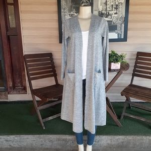NWT LulaRoe Grey Cardigan Sweater Size Small